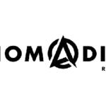 Service social media marketing nomadic road logo